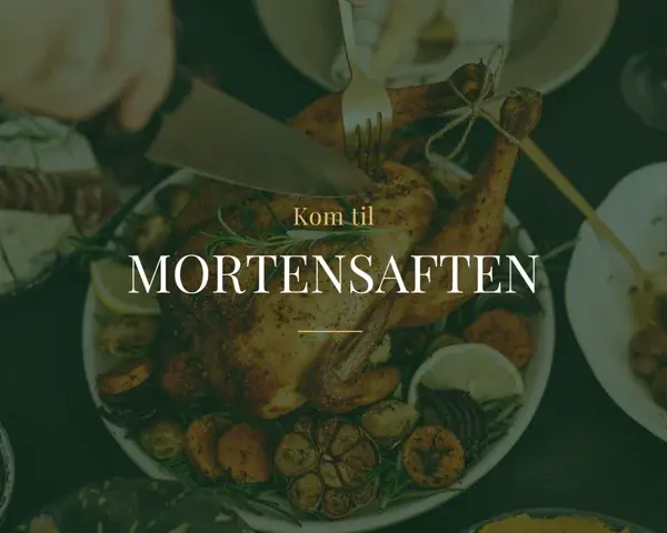 Klassisk Mortensaftenmenu paa Kroen Endelave