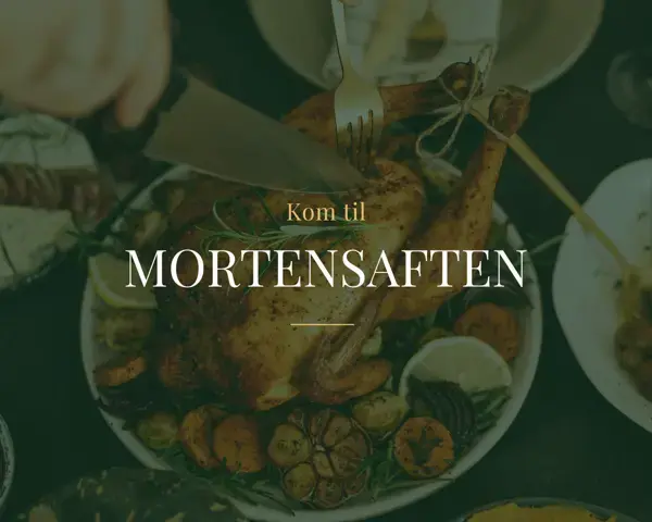 Klassisk Mortensaftenmenu paa Kroen Endelave