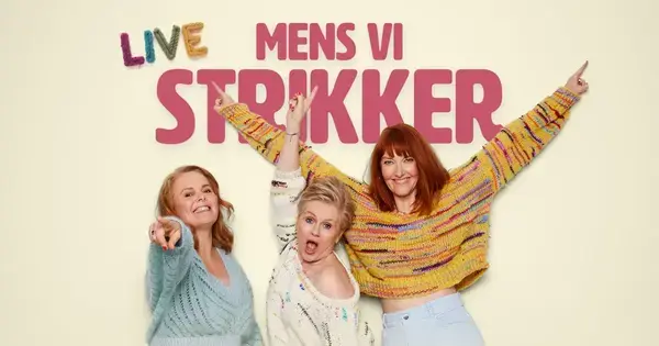 Mens vi strikker - Med Trine Gadeberg, Ditte Hansen og Christiane Gjellerup Koch
