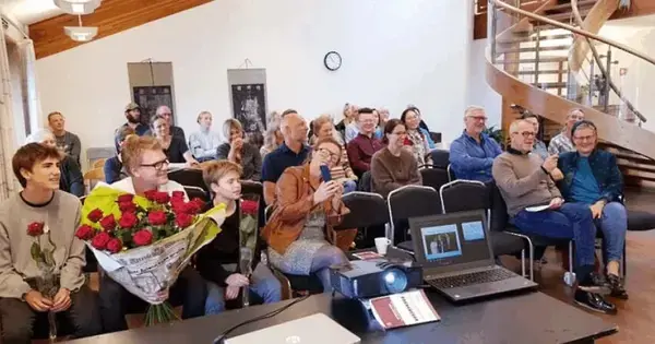 Præsentation af afgangsprojekter og middag